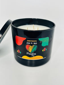 Juneteeth Freedom Day Candle | Juneteeth Candle | Freedom Day Candle | Equality Candle | Respect Candle | Handmade Candle | Love for all