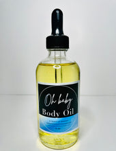 Load image into Gallery viewer, Oh Baby! Body Oil - Face and Body Oil 4oz | Body Moisturizer | Moisturizer Oil | Hydrating Body Oil | Hydrating Face Oil | Body Oil to reduce wrinkles
