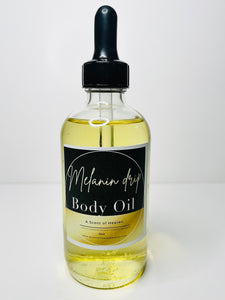 Melanin Drip Body Oil - Face and Body Oil 4oz | Body Moisturizer | Moisturizer Oil | Hydrating Body Oil | Hydrating Face Oil | Body Oil to reduce wrinkles
